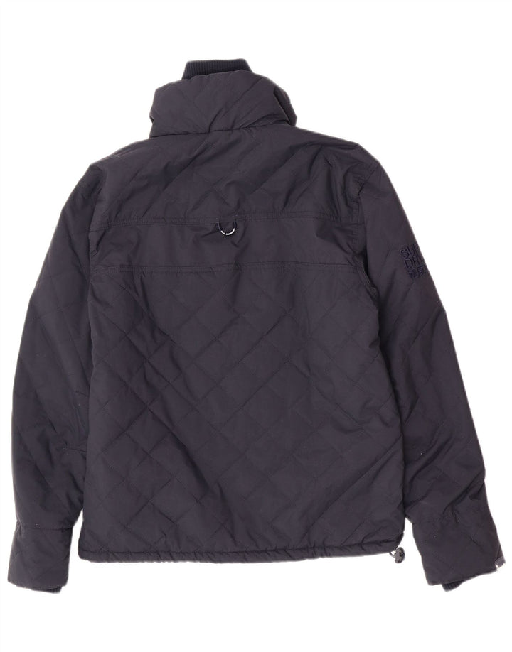 Superdry Chaqueta Acolchada Para Hombre UK 38 Medium Azul Marino Nylon