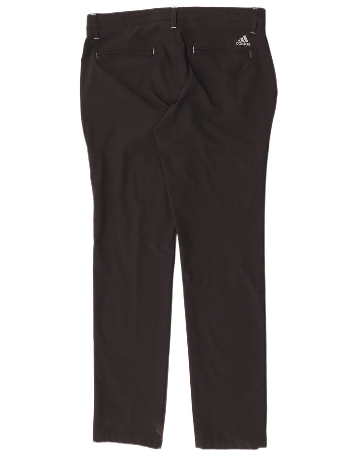 Adidas Pantalones Chinos Slim Para Hombre W32 L32 Poliéster Negro