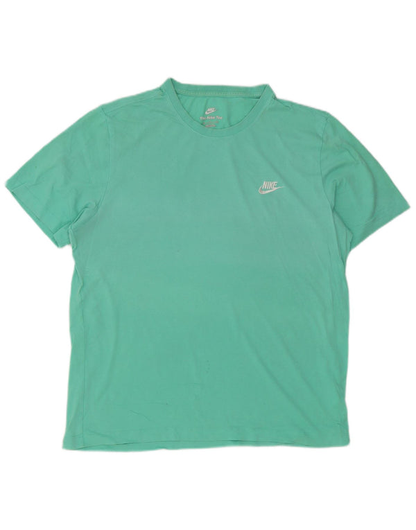 Camiseta Nike Hombre Top XL Turquesa Algodón