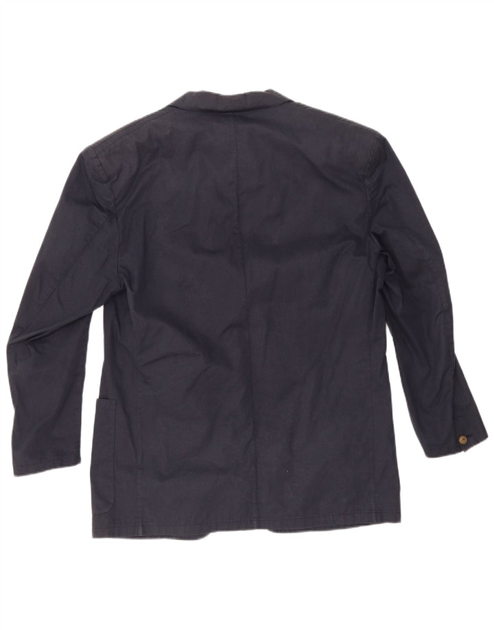 Reporter Chaqueta tipo blazer con 1 botón para hombre IT 52 XL Algodón azul marino