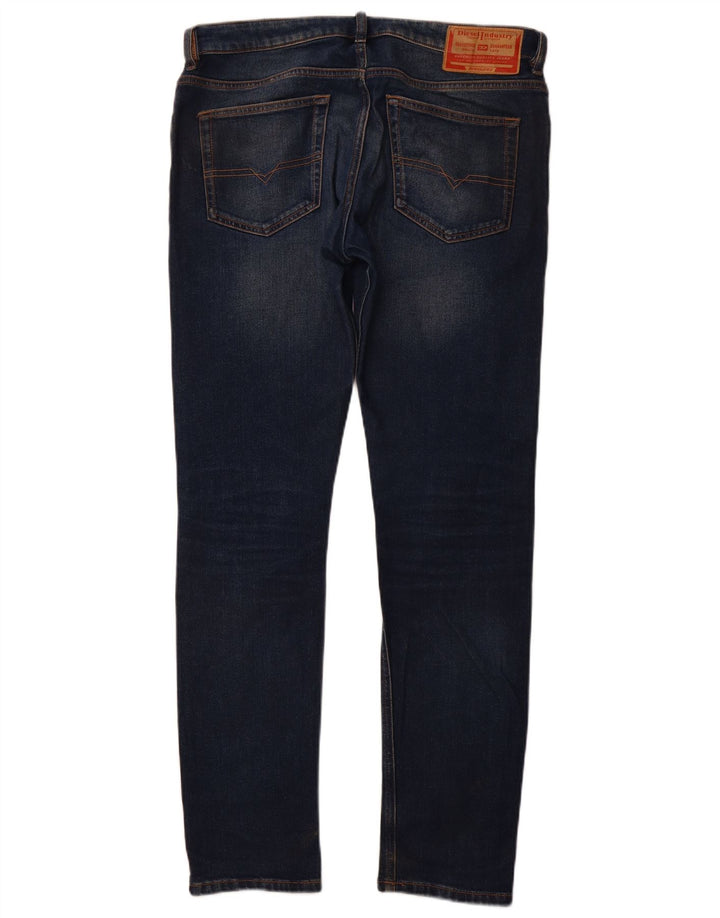 DIESEL Vaqueros Slim Hombre W32 L32 Azul Marino Algodón