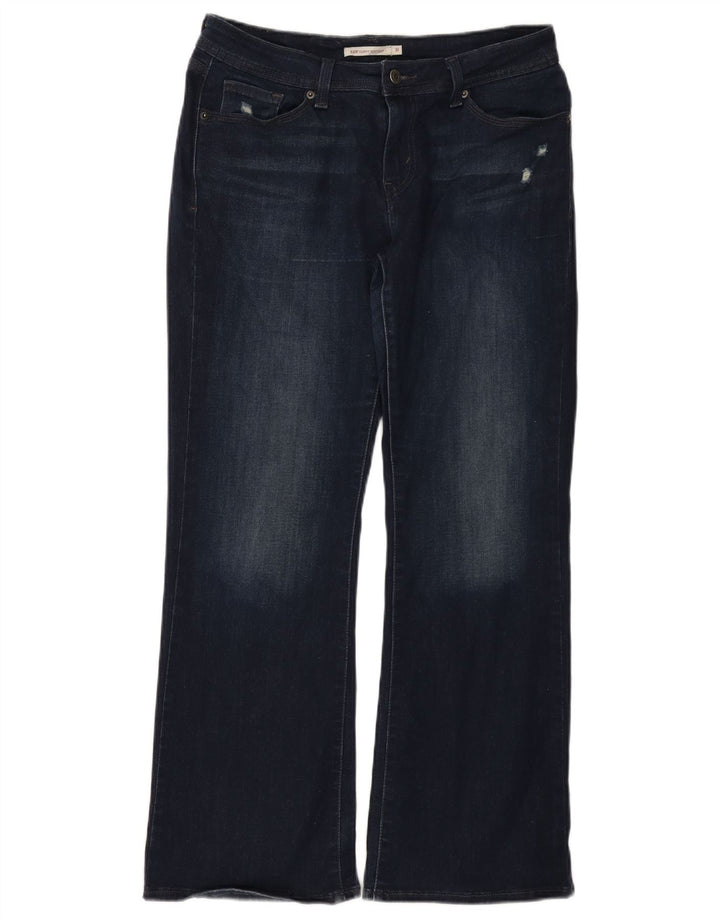 Levi's Mujer 529 Curvy Bootcut Jeans W31 L30 Algodón Azul Marino
