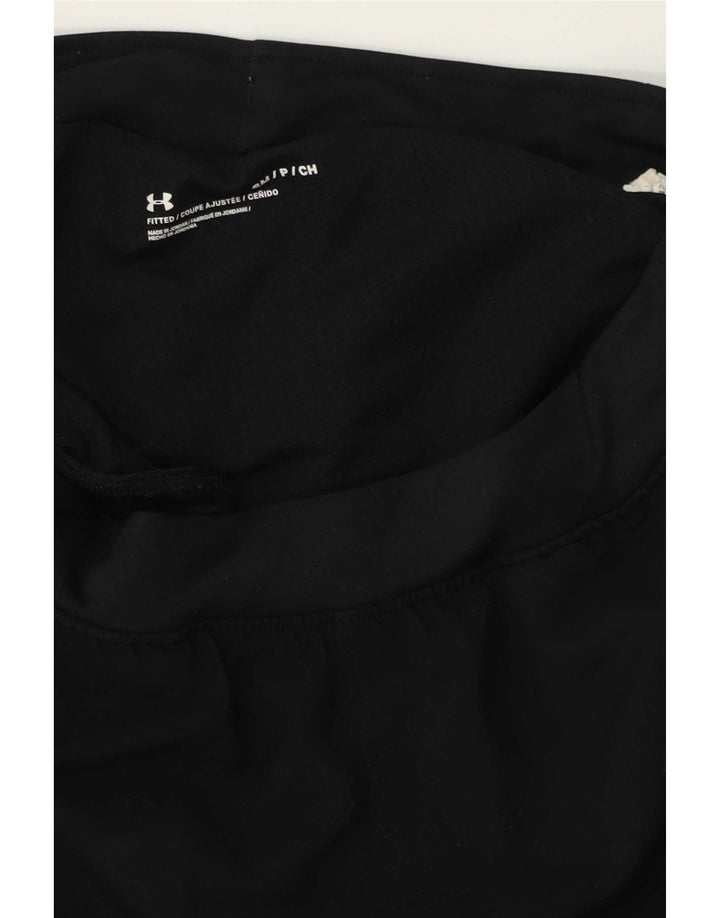 Under Armour Pantalones cortos deportivos para hombre pequeño negro