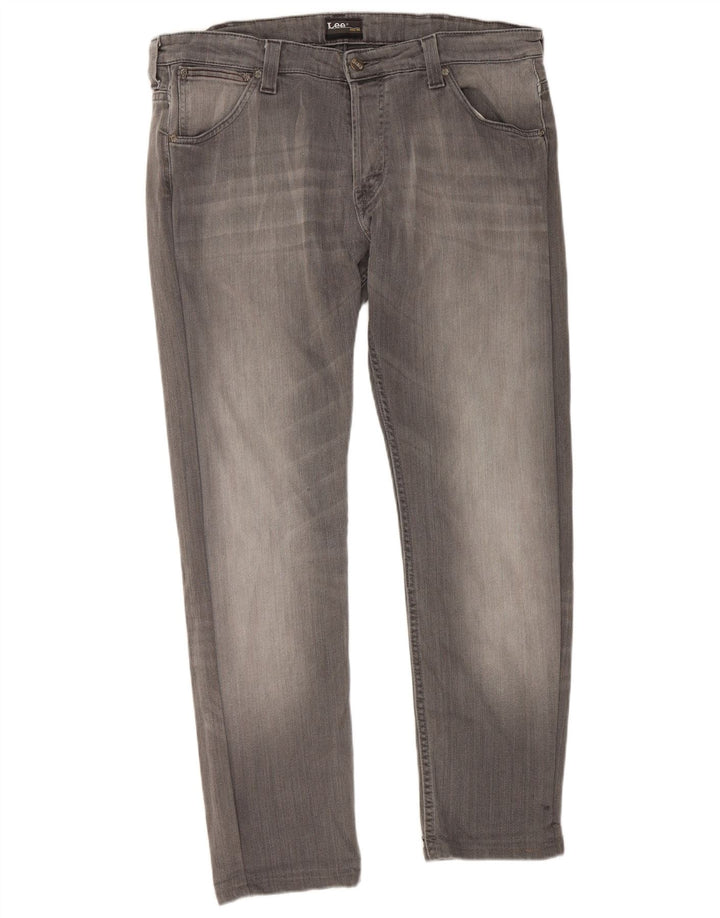 LEE Vaqueros Powell Slim para Hombre W38 L28 Algodón Gris