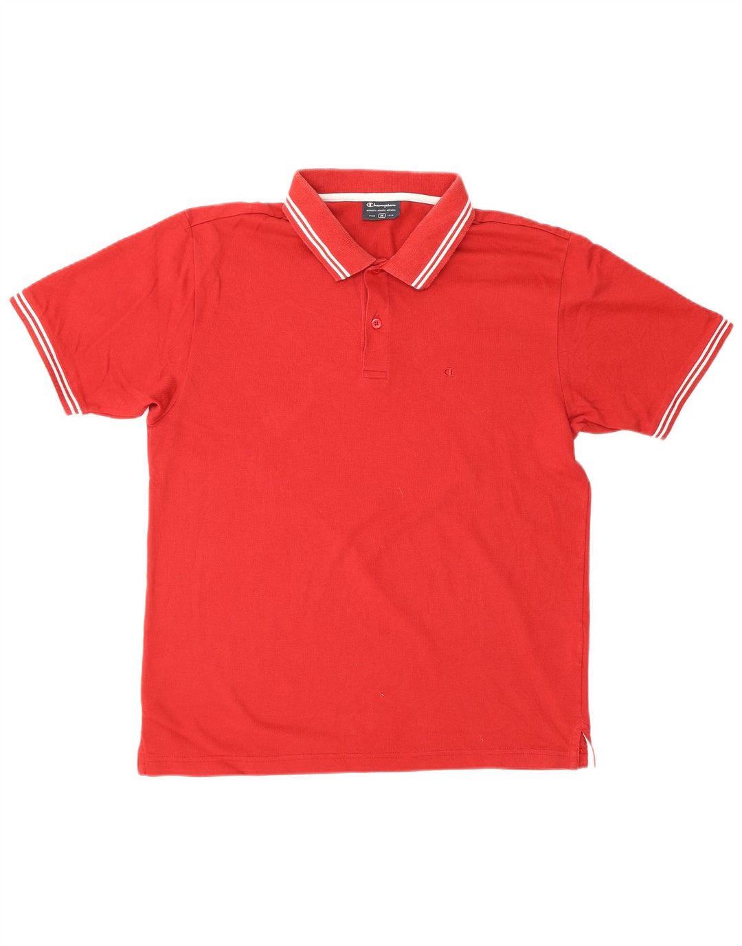 CHAMPION Polo Hombre Algodón Rojo Medio