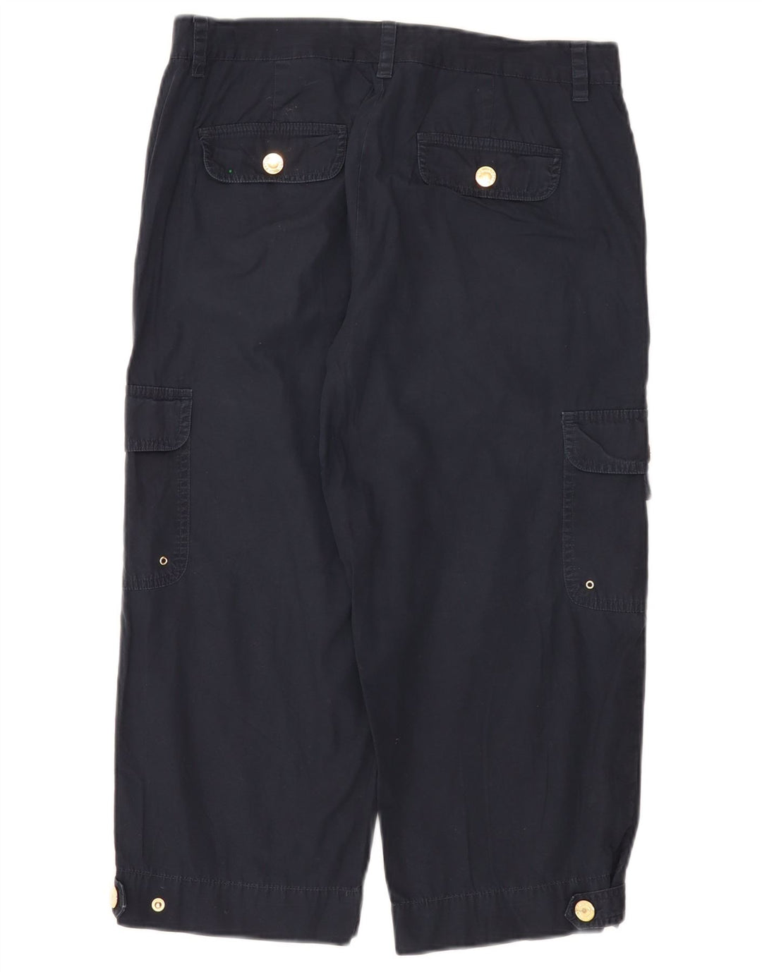 Chaps Pantalones capri cargo rectos para mujer US 8 Medium W32 L21 Azul marino