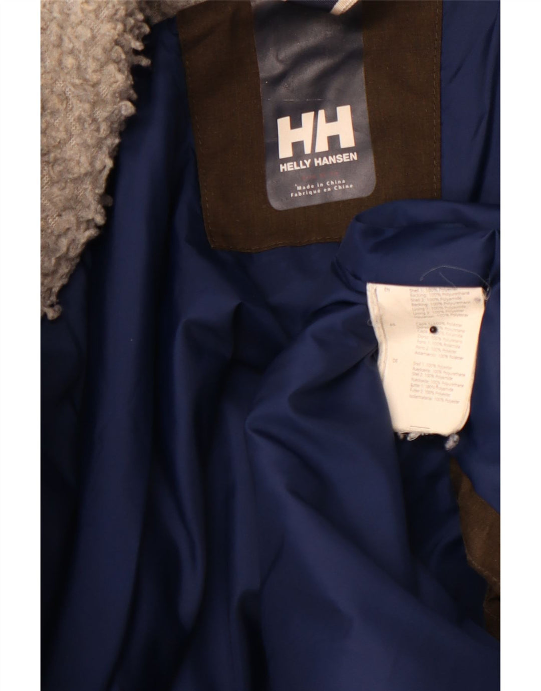 HELLY HANSEN Chaqueta utilitaria con capucha para hombre UK 42 XL Marrón Poliéster