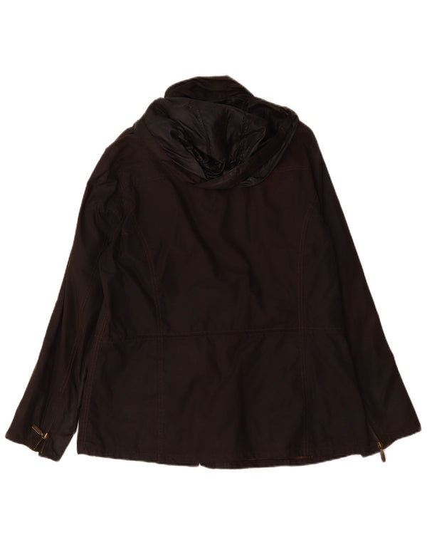 Barbour Chaqueta de algodón encerado con capucha para mujer Reino Unido 44 Grande Marrón