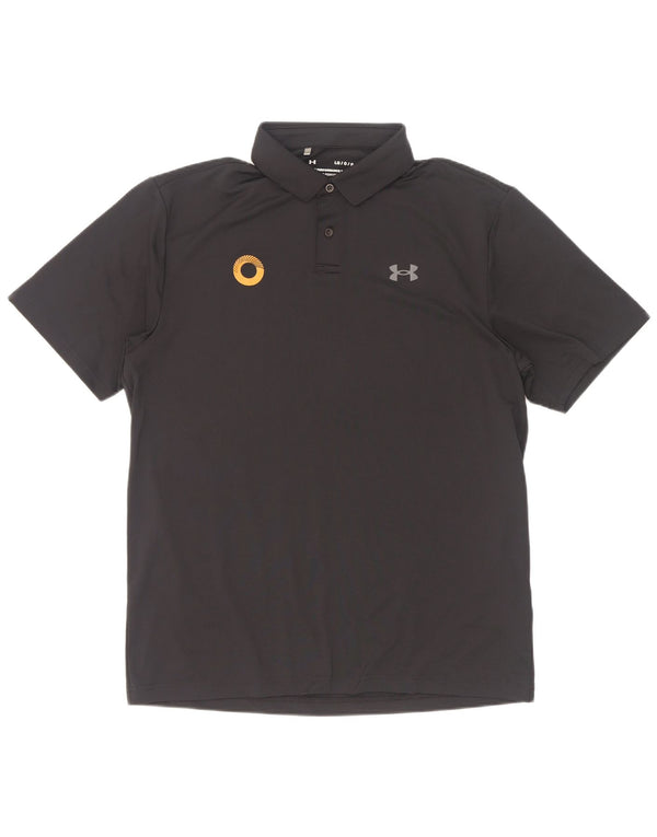 Polo Under Armour Hombre Grande Poliéster Negro