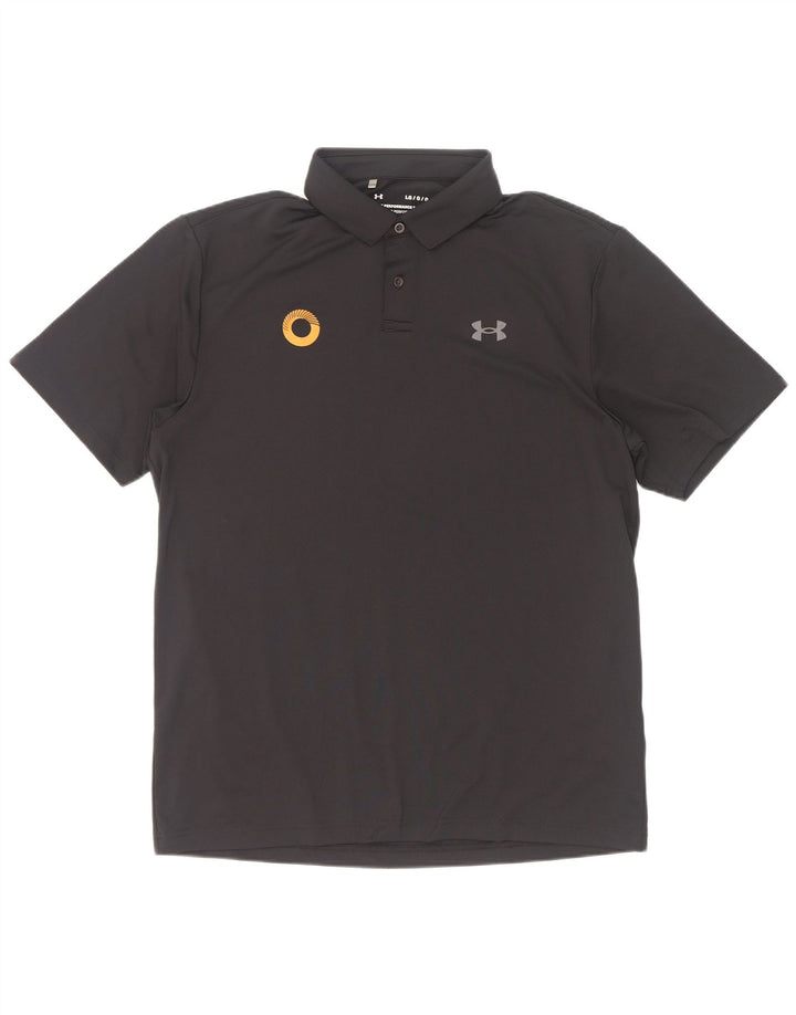 Polo Under Armour Hombre Grande Poliéster Negro