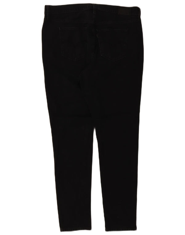 Levi's Jeans ajustados de talle alto 721 para mujer US 16 2XL W36 L30 Algodón negro