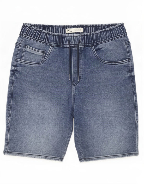 Zara Hombre Shorts Vaqueros Pequeños W30 Azul