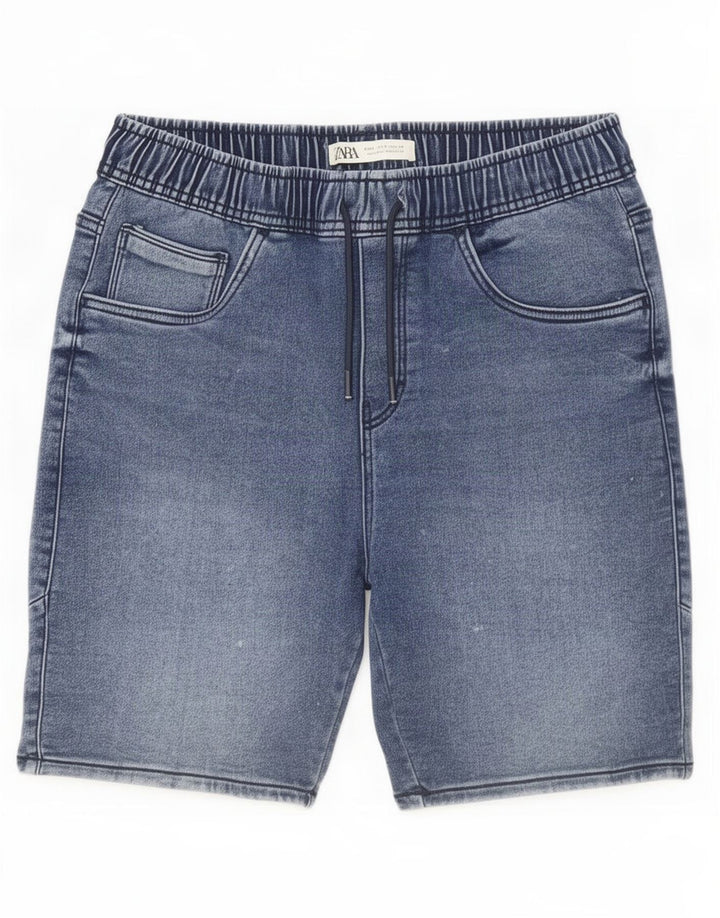Zara Hombre Shorts Vaqueros Pequeños W30 Azul