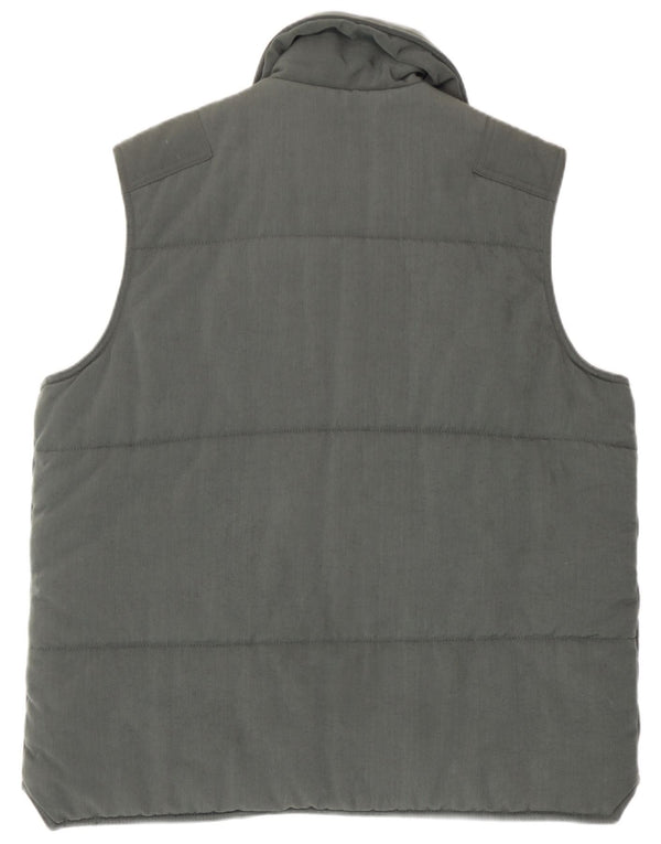 Chaleco acolchado para hombre Levi's UK 40 Large Poliamida verde
