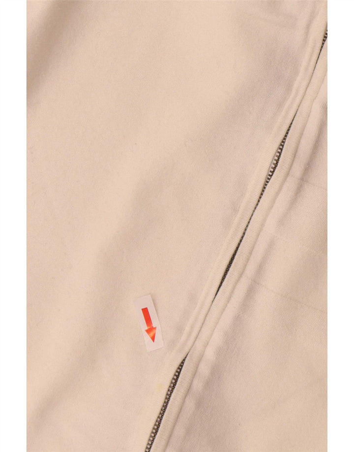 Calvin Klein Jeans Cárdigan para hombre suéter grande de algodón blanco