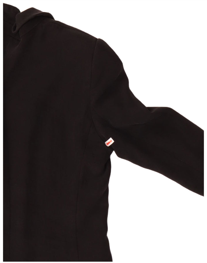 ARMANI COLLEZIONI Chaqueta blazer de 3 botones para mujer IT 48 XL Negro