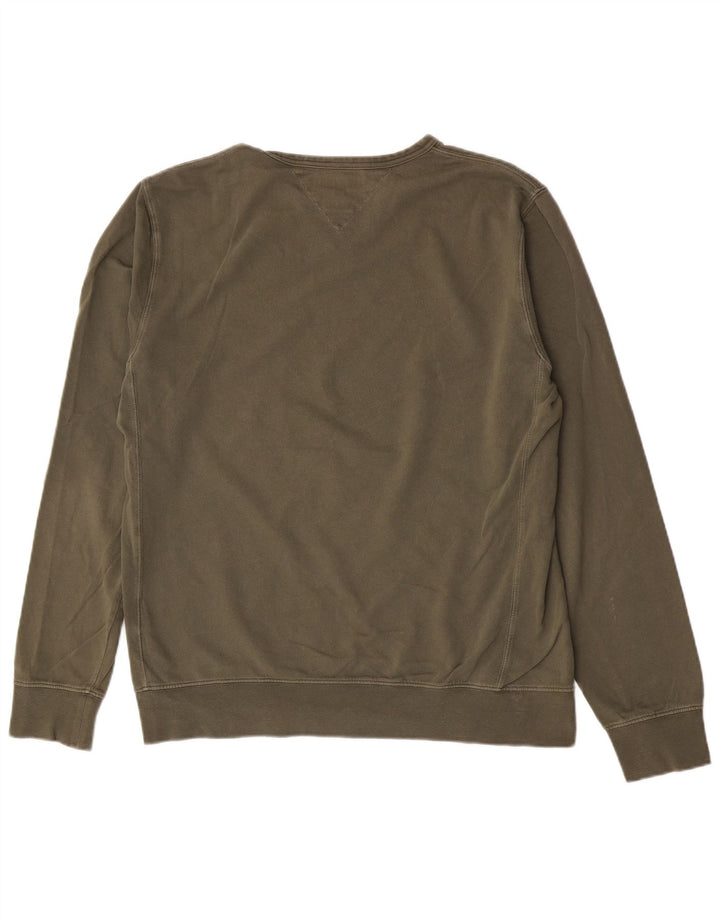 Tommy Hilfiger Sudadera Jumper XL Caqui Algodón Hombre