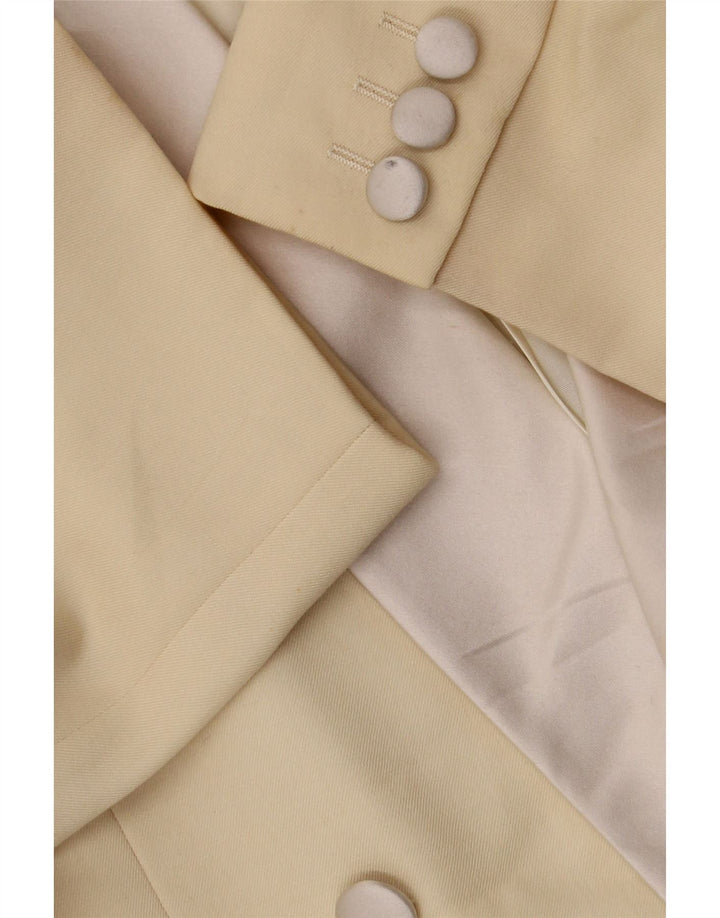 Carlo Pignatelli Chaqueta tipo blazer con doble botonadura para hombre IT 52 XL Amarillo