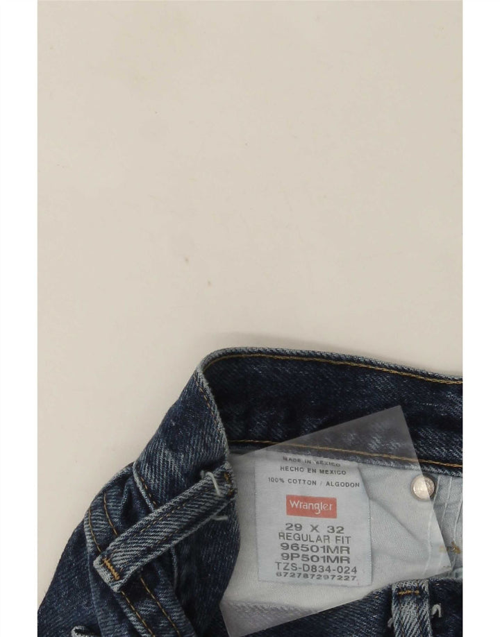 Wrangler Vaqueros Rectos De Corte Regular Para Hombre W29 L32 Algodón Azul