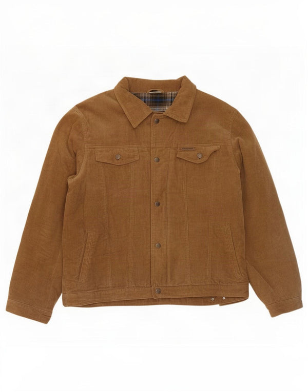 Camargue Mens Corduroy Jacket EU 52/54 Large Brown Cotton