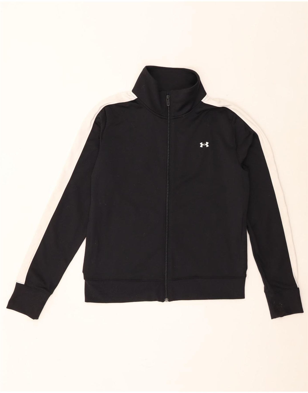 Under Armour Chaqueta de chándal para hombre, color negro, talla pequeña