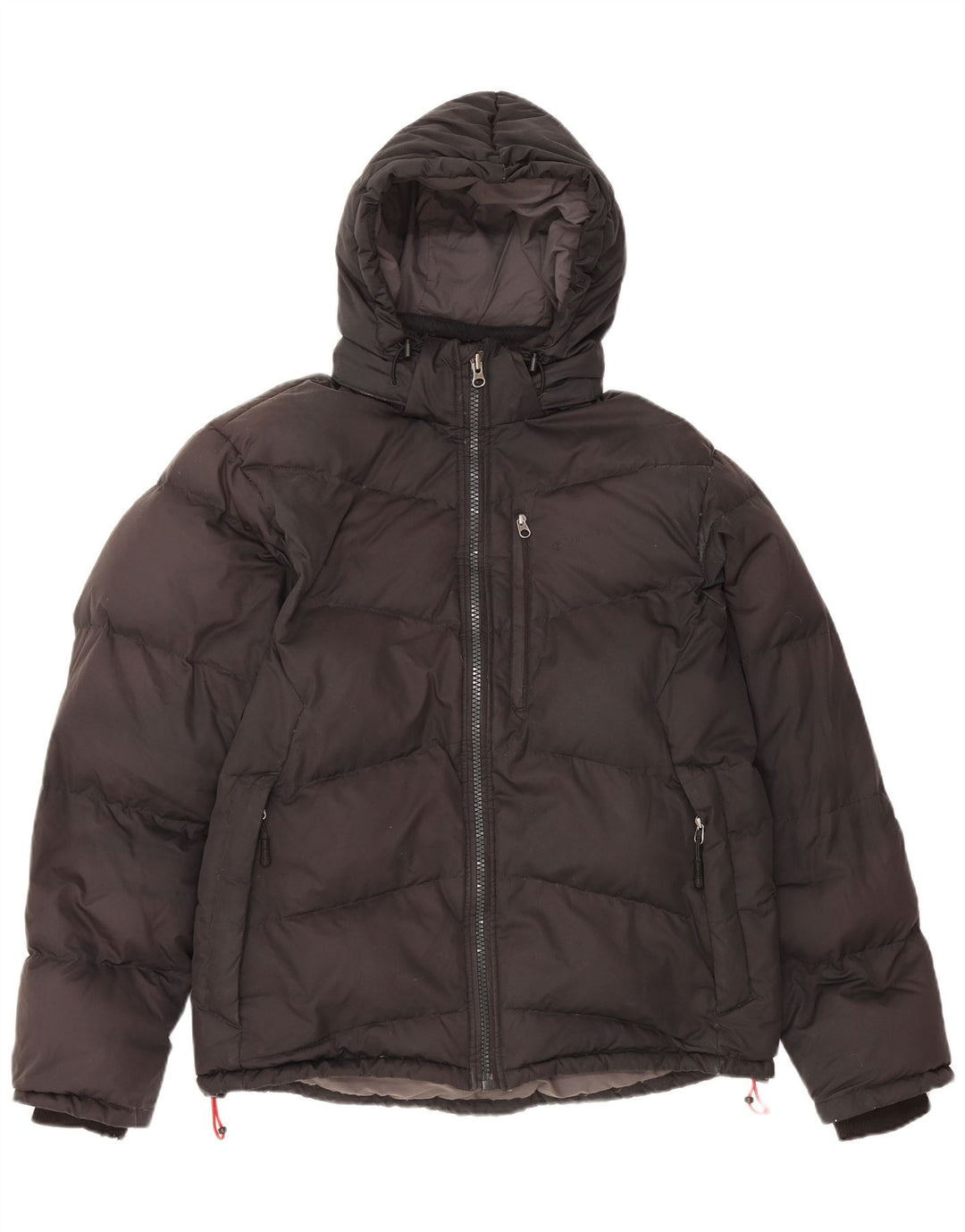 TIMBERLAND Chaqueta acolchada con capucha para hombre UK 38 Mediana Negro Poliéster