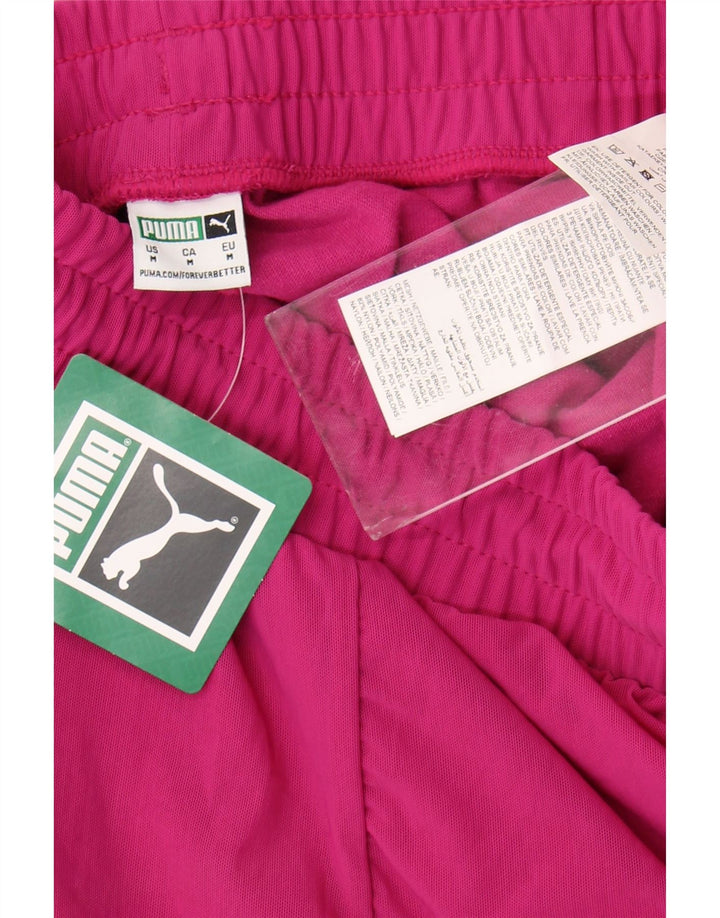 Puma - Pantalones cortos deportivos para mujer, talla 40, nailon rosa mediano
