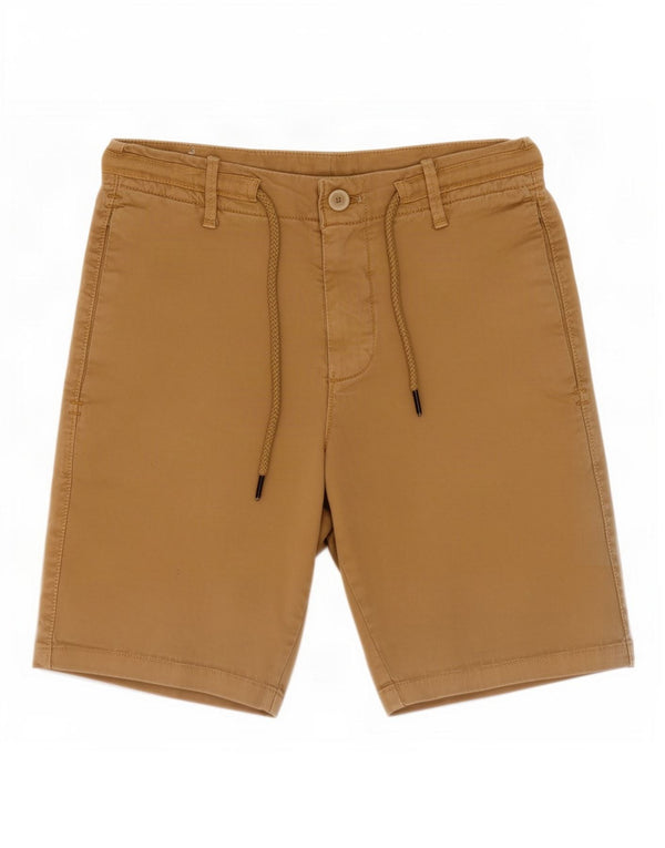 Zara Mens Chino Shorts EU 36 XS W29 Beige Algodón