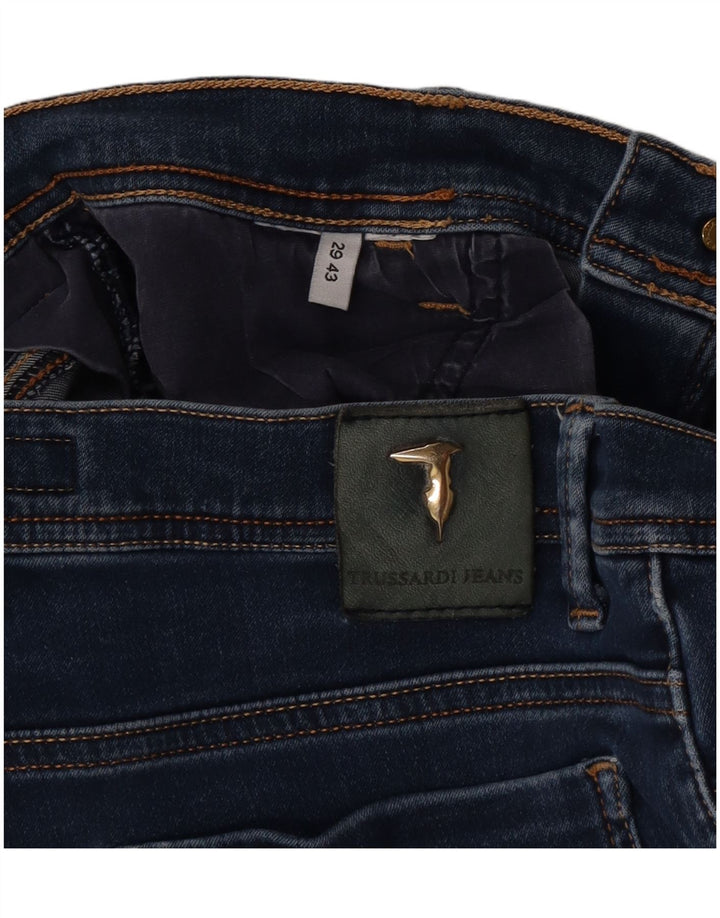Vaqueros Trussardi Mujer Cropped W29 L25 Azul Marino