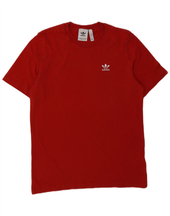 Adidas Hombre Camiseta Top Small Rojo Algodón
