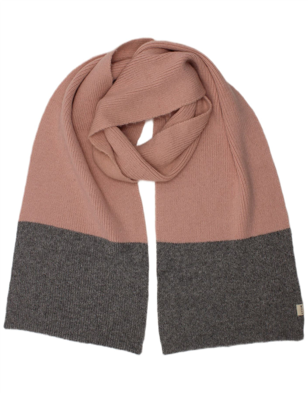 Jack Wills Bufanda rectangular de punto para mujer talla única color rosa