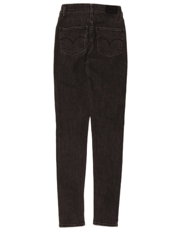 Levi's Vaqueros pitillo de talle alto 721 para mujer W26 L31 Gris