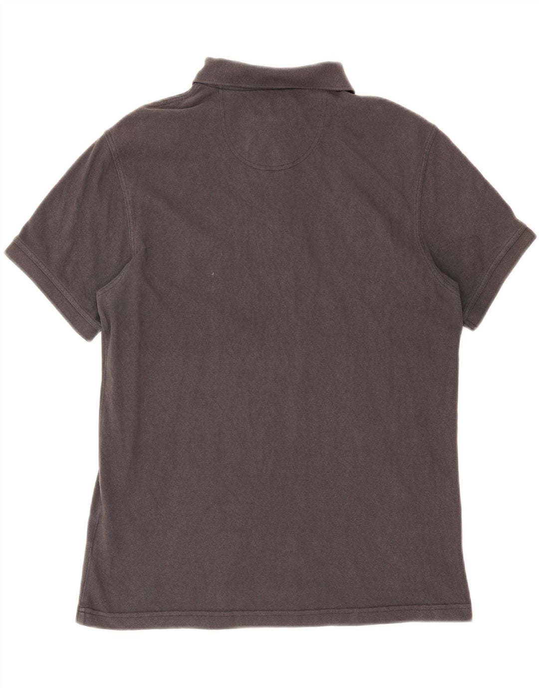 Polo Barbour para hombre de algodón gris grande