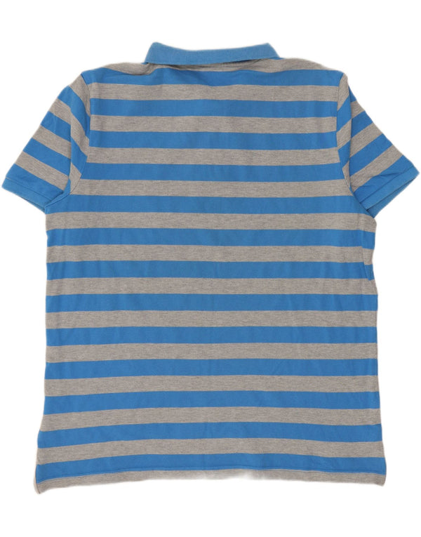 Polo Nike Hombre XL Algodón Rayas Azul
