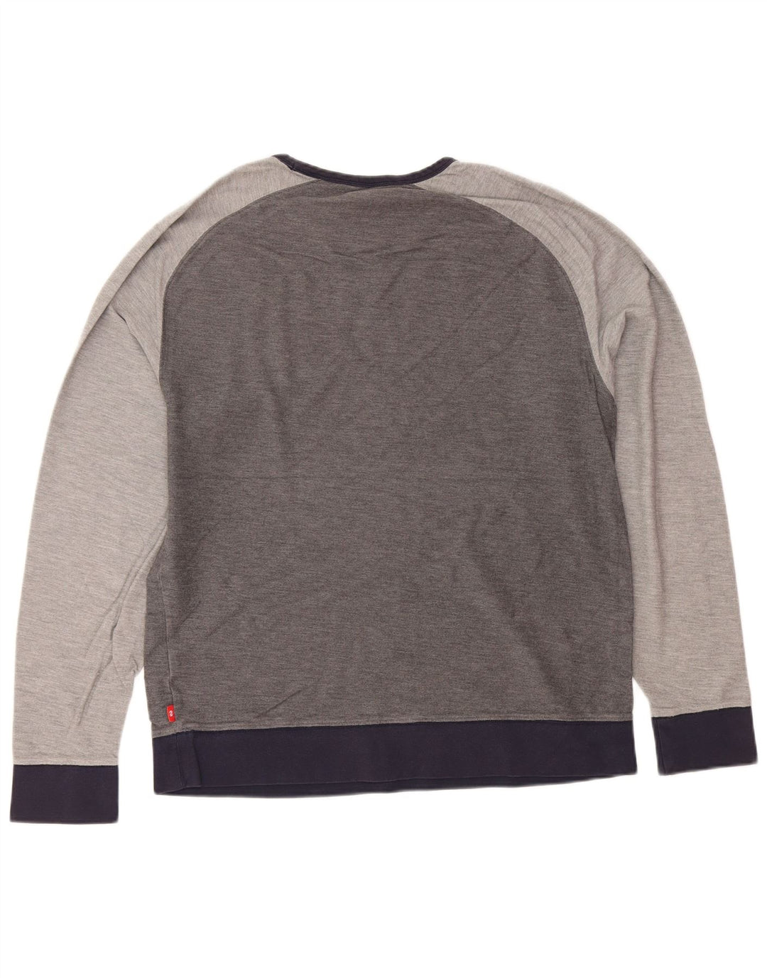 IZOD Hombre Sudadera tipo jersey de algodón color block gris medio