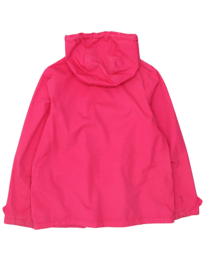 Chaqueta cortavientos con capucha para mujer Joules UK 46 Large Pink Cotton