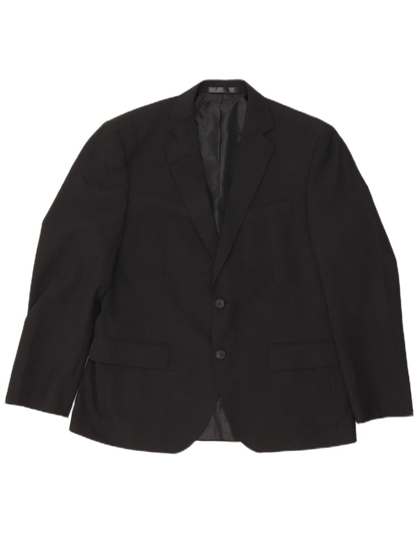 Marks & Spencer Chaqueta tipo blazer corta de 2 botones para hombre UK 40 Medium Black