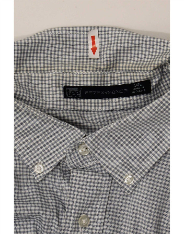 Camisa Lee para hombre 3XL Cuadros azules