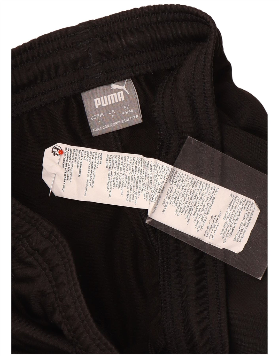Puma Pantalones De Chándal Para Hombre Joggers Small Negro Poliéster