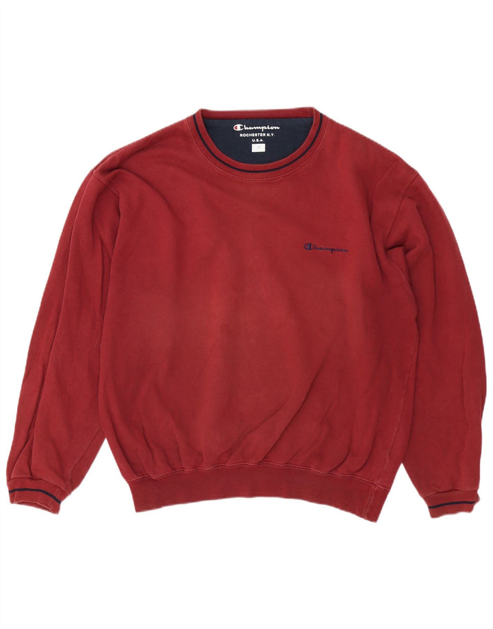 Champion Sudadera Jumper Medium Borgoña Algodón Hombre