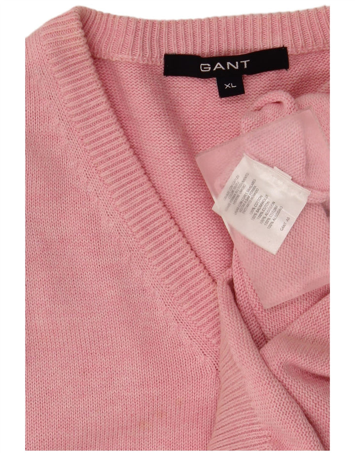 Gant Hombre Chaleco Tank Top XL Rosa Algodón