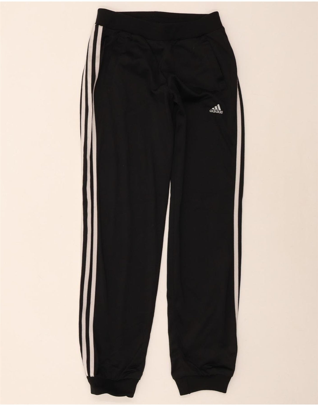 ADIDAS Pantalones de chándal para mujer Joggers UK 46 Grande Poliéster negro