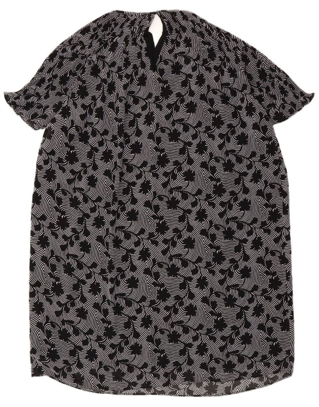 MICHAEL KORS Vestido recto extragrande para mujer UK 44 Mediano Negro Floral