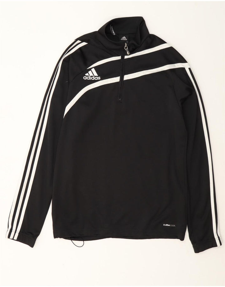 Adidas Mens Clima 365 Jersey Chándal Top UK 38/40 Mediano Negro