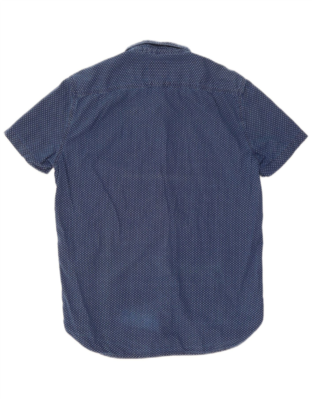 Superdry Camisa De Manga Corta De Algodón Con Manchas Azul Medio