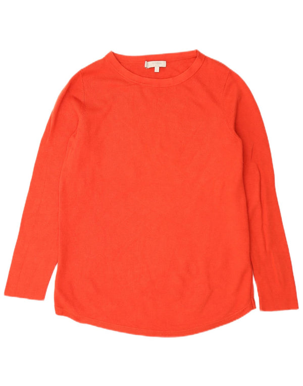 Hobbs Mujer Oversize Top Manga Larga UK 10 Small Naranja