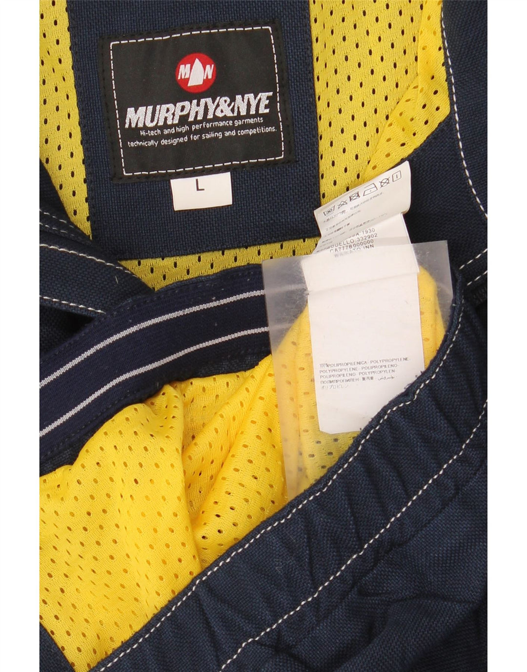Murphy & Nye Chaqueta bomber para hombre UK 40 Large Polipropileno azul marino