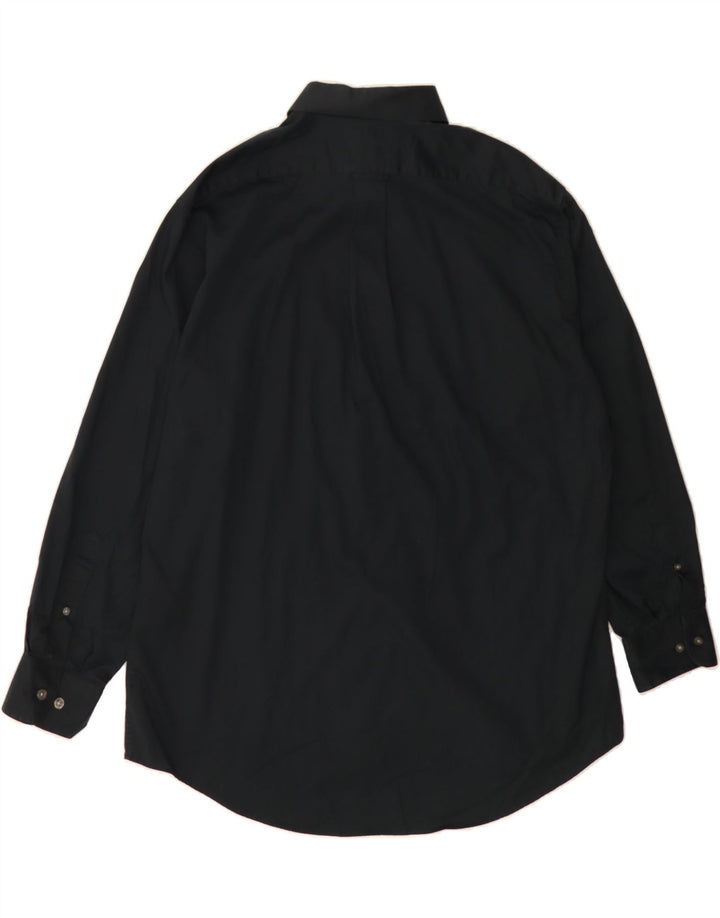 DOCKERS Mens Shirt Size 16 1/2 Large Black Cotton Vintage Dockers and Second-Hand Dockers from Messina Hembry 