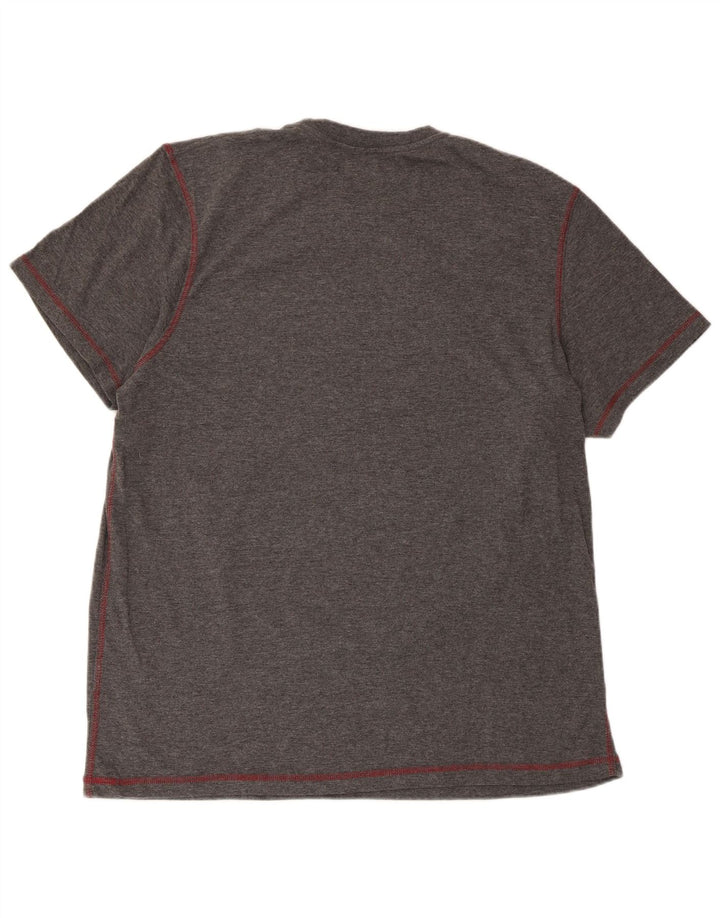 Wrangler Camiseta gráfica para hombre Top XL Poliéster gris