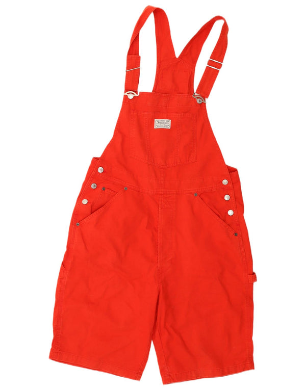 Levi's Pantalones Cortos De Mezclilla Con Peto Para Mujer Grande W36 Algodón Rojo